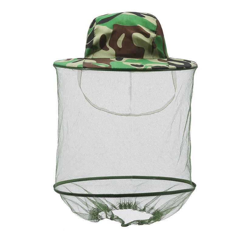 LazyZoom Outdoor Night Insect-Proof Mosquito-Proof Net Fishing Sun Protection Unisex Bee-Proof Hat Breathable Sunshade Mask_desvips.com