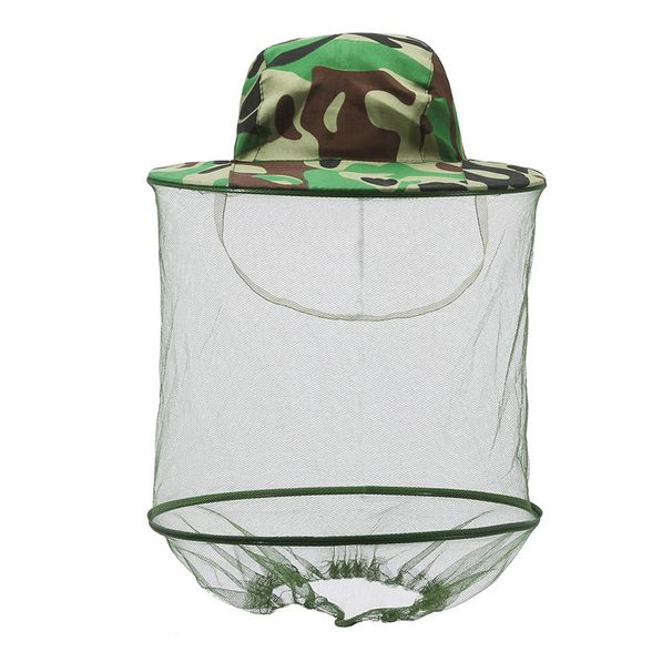 LazyZoom Outdoor Night Insect-Proof Mosquito-Proof Net Fishing Sun Protection Unisex Bee-Proof Hat Breathable Sunshade Mask_desvips.com