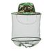 LazyZoom Outdoor Night Insect-Proof Mosquito-Proof Net Fishing Sun Protection Unisex Bee-Proof Hat Breathable Sunshade Mask_desvips.com