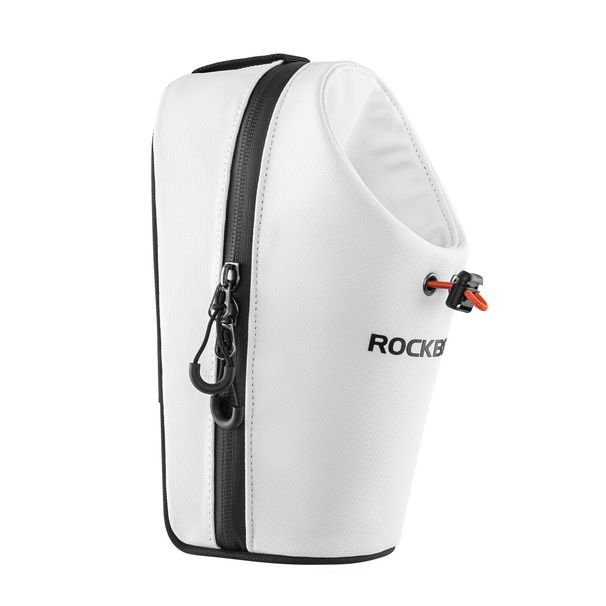 ROCKBROS Bicycle Handlebar Bag with Bottle Holder, suitable for 1.5L Water Bottles or Drink Containers_desvips.com