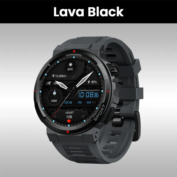 Zeblaze Ares 3 Plus 1.43'' HD AMOLED Display Voice Calling Smartw New 3D Interactive Health&Fitness Tracking Smart_desvips.com