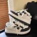 Womens Platform With Fashionable Lace On Skateboard Flat Outdoor Comfortable Running Tennis Jogging Sports Shoes 250226_desvips.com
