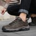Men's round head British fashion leather men's sports casual shoes_desvips.com
