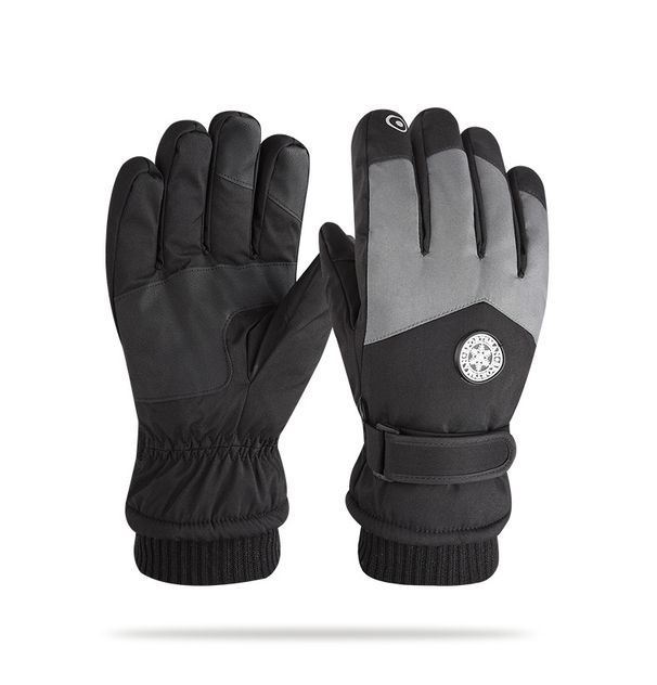 Men's Ski Winter Cycling Windproof Waterproof Electric Bike Touchscreen Women's Warm Gloves Fleece Lined Cold-Proof_desvips.com