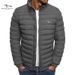 2024 Autumn/Winter Men's Old Solid Color Clothing Outdoor Leisure Sports Fashion Street Style Hooded Warm Zipper Jacket_desvips.com