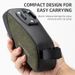 ROCKBROS Bicycle Saddle Bag with PVC Mudguards MTB Bicycle Bag Dark Green_desvips.com