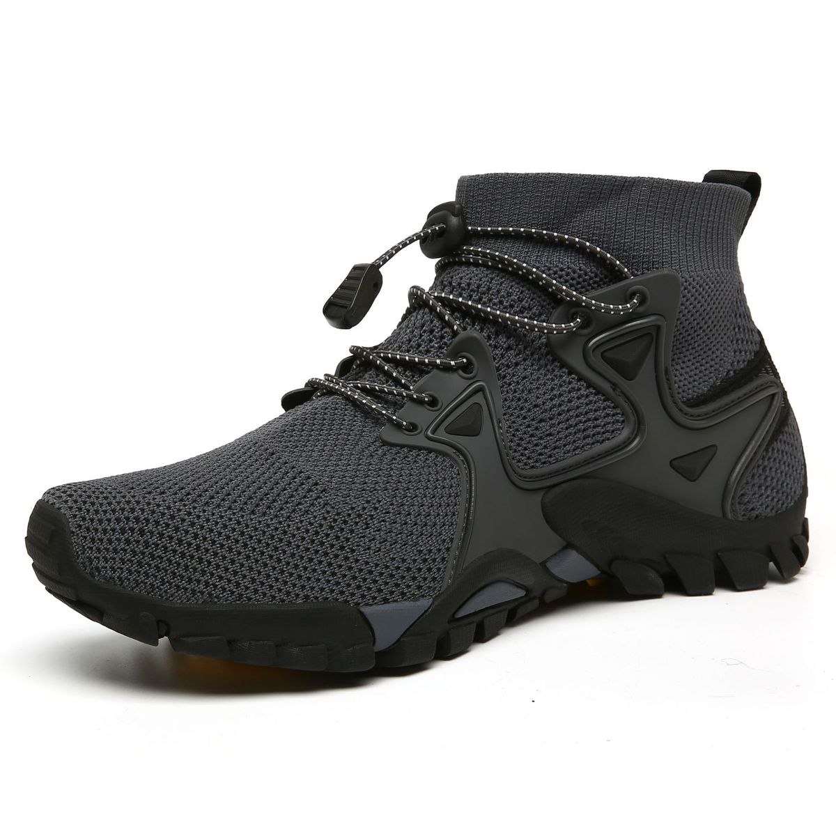 2025 Travel High-top Outdoor Hiking Large Size Mountain Mesh Sports Climbing Amphibious Trekking Shoes_desvips.com