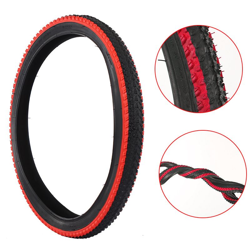 Bicycle Mountain Bike Inner And Colored 20 Inch Thick Outer Tires, Children's Bicycle Belts_desvips.com
