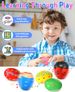 6-piece Wooden Percussion Music Shaker Set Pre-installed Eggs, Filled With Toys, Filling Easter Baskets Toddlers,_desvips.com