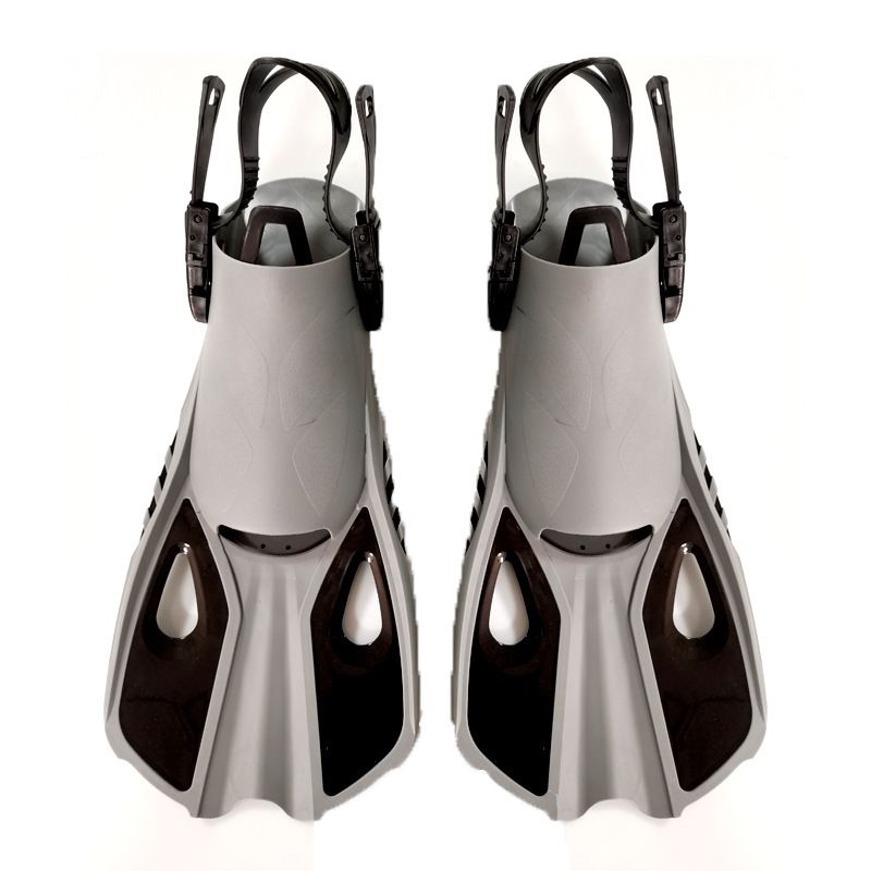 New professional diving fins silicone adjustable swimming professional diving training snorkeling equipment cross mirror supply_desvips.com