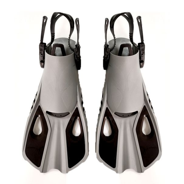 New professional diving fins silicone adjustable swimming professional diving training snorkeling equipment cross mirror supply_desvips.com