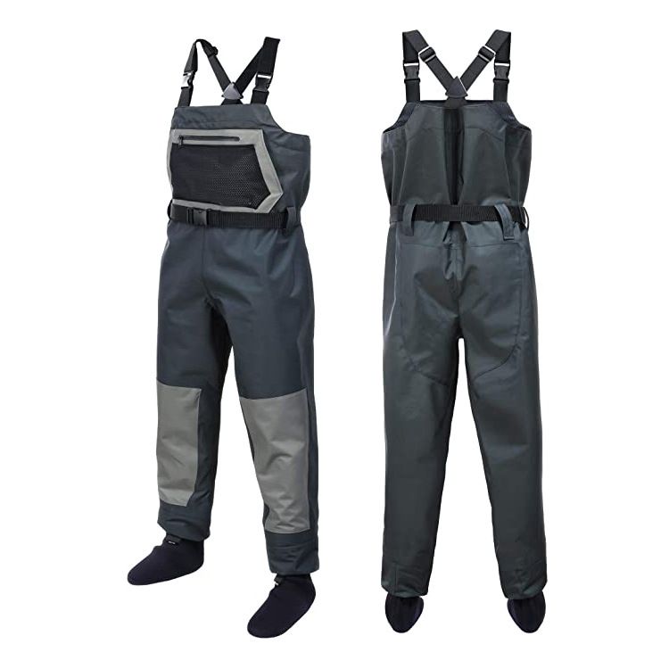 Manufacturer Hot-Selling Sock-Style Wading Outdoor Three-Layer Breathable Fabric Fishing Pants_desvips.com