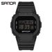 Sanda's New Square Single-display Electronic Watch With Multifunctional Night Light Waterproof Features Outdoor Sports_desvips.com