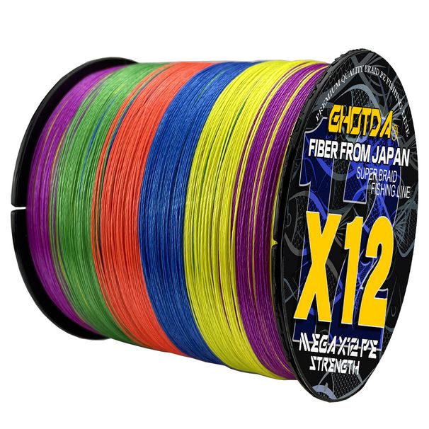 300.12m Super Durable PE Strong Tensile Strength Sea River Fishing Big Fish Ultra Smooth Braided Line_desvips.com