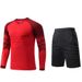 Breathable Goalkeeper Jersey & Shorts Set - Lightweight Polyester Football Training Kit For Youth & Adults - High Visibility Colors_desvips.com