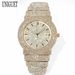 2025 UNIGUET Men's Fashion Iced Watches Luxury Hip Hop Full Diamond Jewelry Quartz Waterproof Business Wrist Watch For_desvips.com