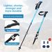 Telescopic 7075 Generation Printed Foam Handle Metal Buckle Hiking Pole Anti-Slip Lightweight Climbing_desvips.com