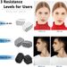 Jawline Exerciser Double Chin Reducer Face Slimming Tool Portable Home Gym Fitness Equipment For Men Women Non-Slip_desvips.com