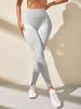 Seamless Yoga Peach Sports High Waist And Hip-lifting Fitness Cropped Pants_desvips.com