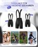 ROCKBROS Bike Bib Shorts Ladies Cycling Shorts Padded XS-XXL_desvips.com