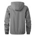 Night Reflective Jackets Men Double Fabric Waterproof Windbreaker Hooded Jacket Man Hip Hop Cycling Sports Zipper Coats_desvips.com