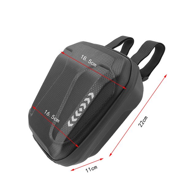 Electric scooter hardshell waterproof front hanging bag Electric scooter motorcycle bike head handlebar bag_desvips.com
