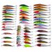 Fishing Lures 56 Floating Lure Sets 374.48g Soft And Hard Baits Mixed For Bass DWS560_desvips.com
