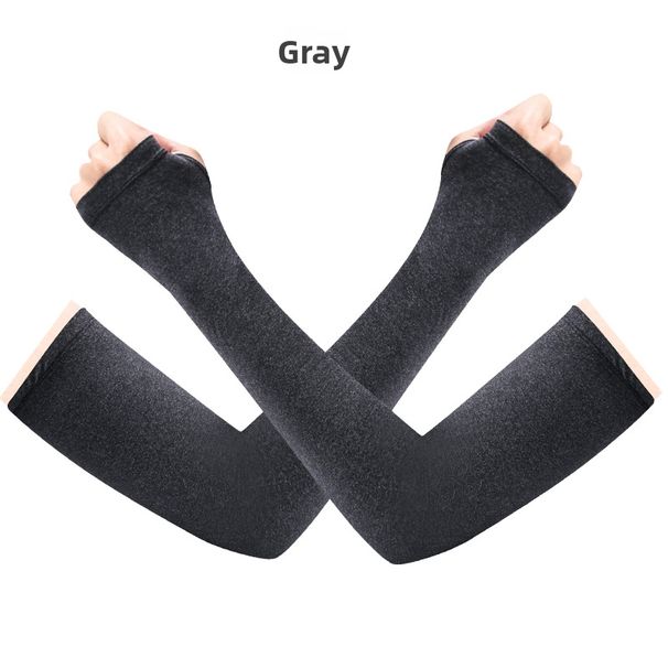 Ice Silk Arm Sleeves For Women Quick Drying Summer Outdoor Sports Sun Protection UV Protection Finger Sleeves For Cycling_desvips.com