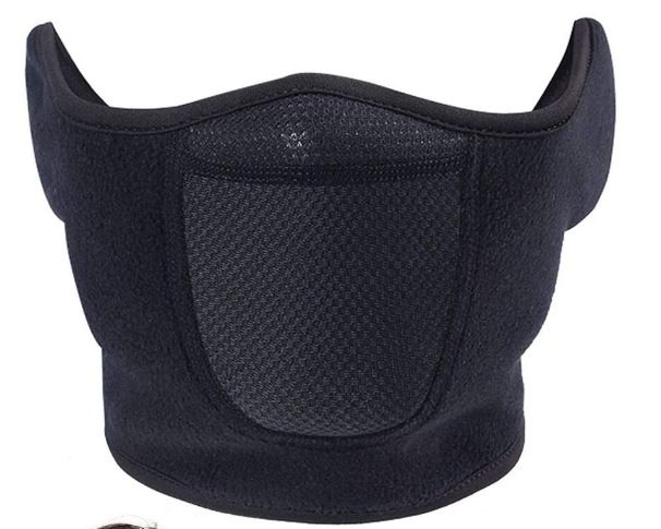 Outdoor Cycling Anti-Freeze Head Cover Winter Skiing Protection Warm Ear Muffs Fleece Windproof Face Mask_desvips.com