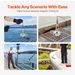 1000 LBS Strong Fishing Magnet Kit Double-Sided Pull Force And Rope Carabiner_desvips.com