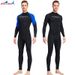 Men's One-Piece Thin Diving Suit Snorkeling Surfing Long Sleeve Sun Protection Jellyfish Quick-Dry Swimsuit_desvips.com