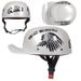 3C Retro Gangster Personalized Baseball Cap Men and Women Painted Helmet Scoop Helmet Duckbill Cap Helmet Electric Car Baseball Cap Half Helmet_desvips.com