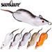 Lure Double Hook Simulation Frog Mouse 6cm 11.5g Soft Bait For Snakehead Fishing_desvips.com