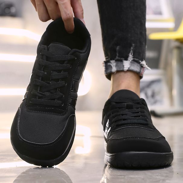 Tenis De Hombre Wide Toe Box Barefoot Minimalist Breathable Comfortable Outdoor Walking Shoe Sports Casual Blue Shoes_desvips.com