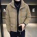 2025 Years Bestseller Plaid Season Trend Brand Stand Collar Men's Urban Simple Warm Down Jacket Wholesale_desvips.com