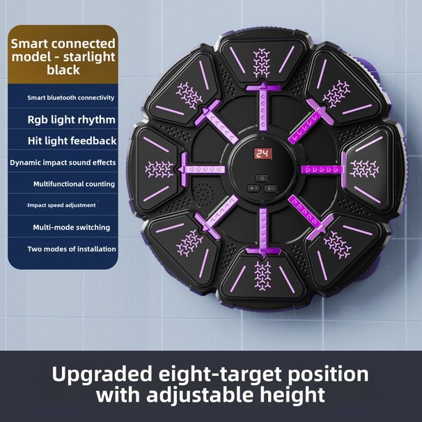 Cross-Border Music Machine Electronic Boxing Wall Home Training Equipment Reaction Target Rhythm Hanging Fitness_desvips.com