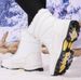 Women's Winter Snow Boots With Faux Fur Lining, Waterproof PU Upper & Non-Slip Rubber Sole – Warm Mid-Calf Boots For Outdoor Skiing & Daily Wear_desvips.com