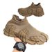 New Men's Soft Bottom Casual Sports Easy To Wear Breathable Dad Shoes Large Size Comfortable Mesh Upper Durable_desvips.com