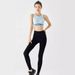 RenMou Pretty Double Layer Waist Head High Elastic Tight Hollow Breathable Bottom Fitness Yoga Pants For Women Exclusive Supply_desvips.com