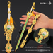 Naraka: Bladepoint Merchandise Large Pot With Sun And Moon Reflecting Light Long Sword Weapon Model Alloy Toy_desvips.com