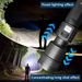Cross-border Hot-Selling Telescopic Zoom Flashlight Multi-Functional Digital Display Long-Lasting Battery Ultra-Bright_desvips.com