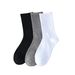 plus Size Men's Solid Color mid Calf Crew Socks European American Style Unisex Boat Socks for Sports & Outdoor_desvips.com