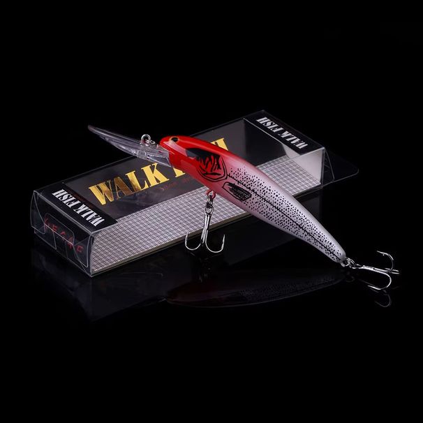 WALK FISH 1PCS 115mm 11.6g Minnow Fishing Lure Hard Bionic Baits White-browed Sea Bass Fishing Tools Hooks For Fishing Tackle_desvips.com