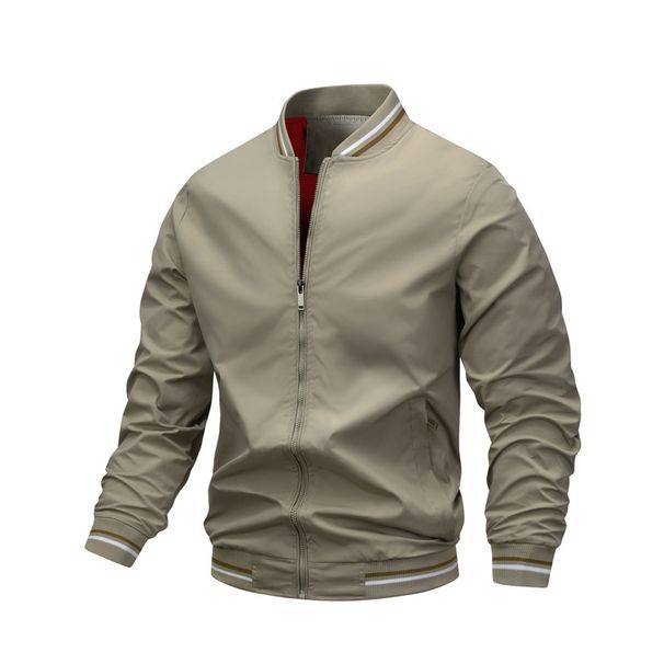 Trendy Autumn Winter New European American Casual Coat Fashion Trend Outerwear Men's Thin Wholesale Jacket_desvips.com