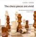 Large Solid Wood Double Queen Magnetic Chess Checkers Set Foldable Chessboard Adult Children Educational Toy_desvips.com