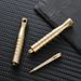Pure Brass Tea Needle With Detachable Hidden Design For Creative Storage, Paracord Knife Pendant, CNC Machined EDC Equipment, Self_desvips.com
