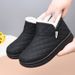 New Cotton Shoes Women's Winter Thickened Warm Snow Boots High-top Soft-soled Non-slip One-pedal Lazy Shoes Platform Shoes Women_desvips.com