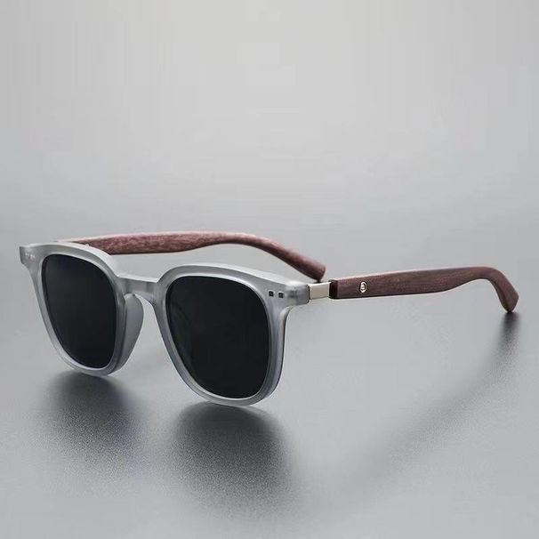 Photochromic Lenses Eyeglasses For Men And Women, Stylish Retro Sunglasses With Wood Grain, UV Protection,_desvips.com