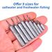 Texas Lure Eight-Shaped Ring 2.5g-28g Free Rig Slip Fishing Column Non-Tangling Lead Sinker Accessories_desvips.com