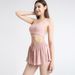2-in-1 Yoga Wear Running Fitness Tennis Skirt Plus Size Sports Shorts For Women Cross-Border_desvips.com